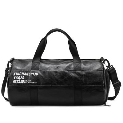 China Sports travel gym wholesale waterproof leather sports bag large capacity outdoor duffel bag for sale