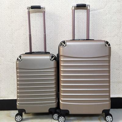 China Cheap Vacation Suitcases ABS Trolley Luggage Sets Unisex Vacation Travel Luggage Sets for sale