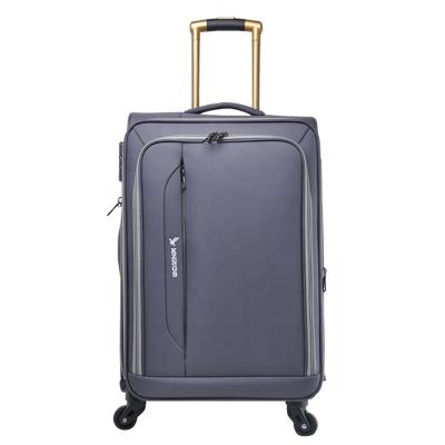 China Nylon Cheap Luggage Bags Online 4 Wheel Cloth Trolley Luggage Bag Sets for sale