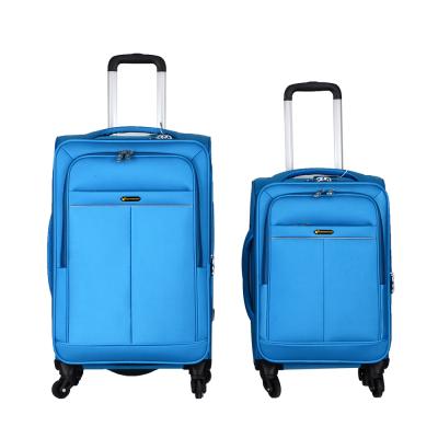 China Vacation Travel Luggage Expandable Fabric Travel Luggage Sets Promotional Factory Price Trolley Suitcase Trolley Baggage for sale