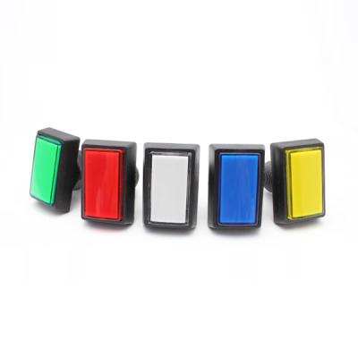 China Rectangle Plastic High Quality Type Illuminated Push Button With Led for sale