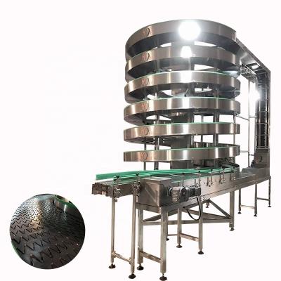 China China Hot Selling Heat Resistant Customized Vertical Modular Belt Spiral Conveyor For Bottles And Cartons, Spiral Conveyor System for sale