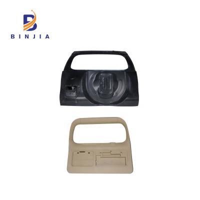 China Steel Body Kit With Car Rear Door With License Panel Rear Available Car Doors Tire Cover For Toyota Land Cruiser Prado for sale