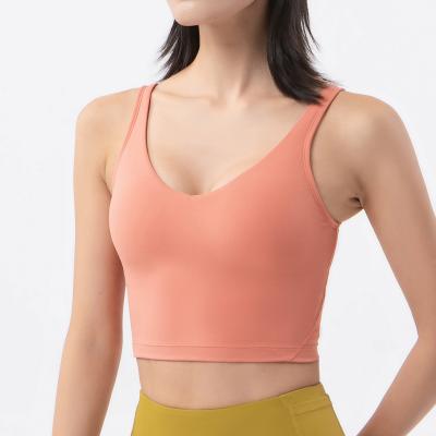 China 2021 Breathable Women's Breathable Sports Bra And Underwear Custom Wholesale Women's Tights Sports Vest Bra for sale