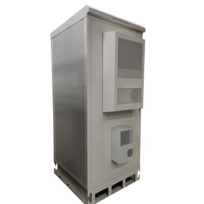 China Telecommunication Equipment Network Cabinet Telecom Enclosure With Cooling Solution Air Conditioner for sale