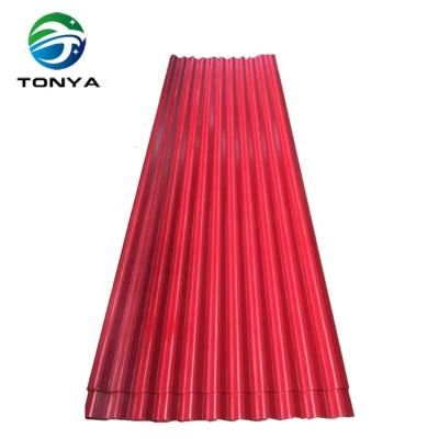 China Modern PPGI Corrugated Metal Steel Roofing Sheet Building Materials for sale