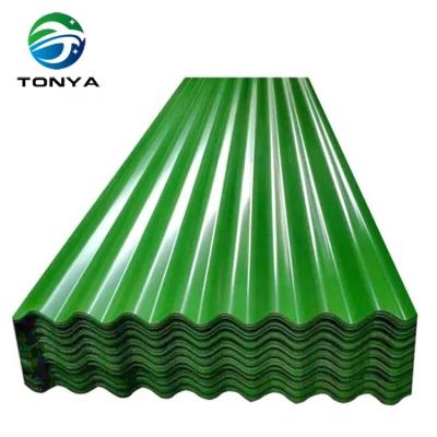 China Standard size structual steel construction or color coated galvanized corrugated steel roofing sheets for sale