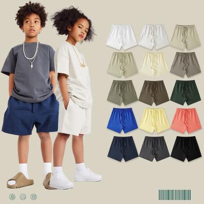 China Anti-wrinkle Spring Earth Heavy Children's Shorts / Summer Children's Series 425G Street Fashion Sports Pants for sale