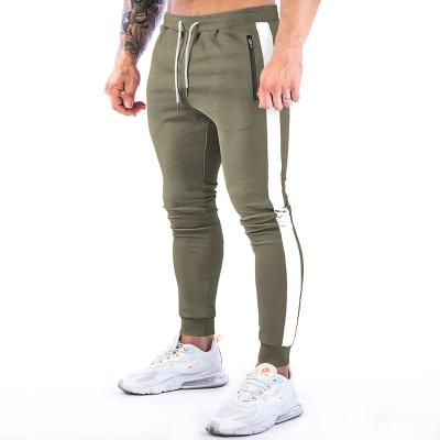 China Anti-wrinkle Amazon wish European and American new sports contrast frontier fitness pants men's sports pants shaping leggings for sale