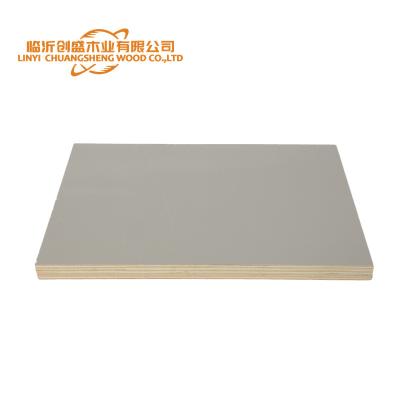 China high gloss chuangsheng gloss melamine board dyed fireproof waterproof white hpl plywood for sale