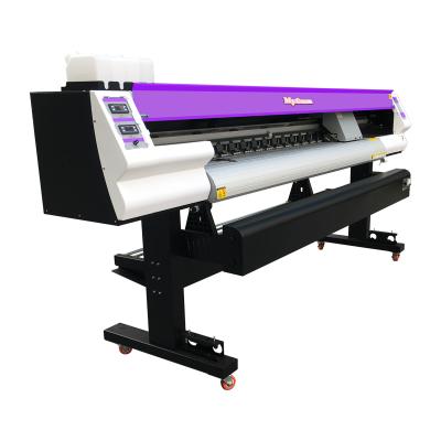 China Indoor outdoor advertising M7 1.8m two heads ROLL TO ROLL inkjet printer with UV lamp for advertising for sale