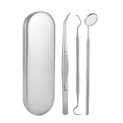 China Durable Professional Dental Cleaning Tools Stainless Steel Pick Dental Floss for sale