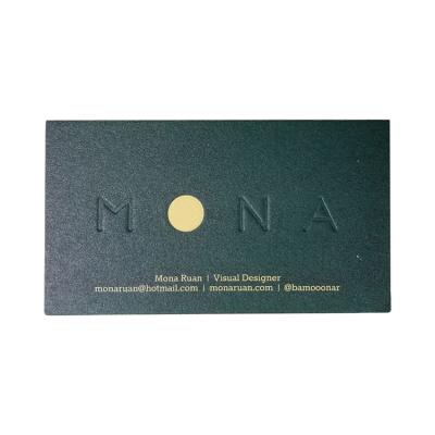 China paper & Popular Cardboard Design Free Design Gold Foil Customized Luxury Business Cards for sale