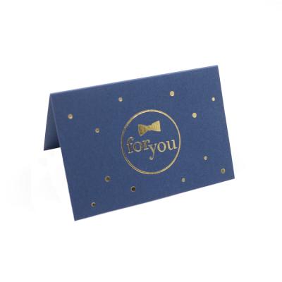 China China Gold Foil Mini Greeting Card Custom Paper Printing Postcards With Envelope for sale