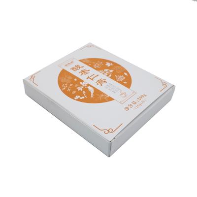 China Recyclable White Kraft Cardboard Auto-Auto Size PVC PET Clear Window Packaging Paper Box for sale