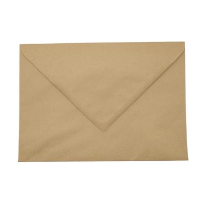 China Business Envelope Size Big Envelope Custom Printing Brown Color Kraft Envelope for sale