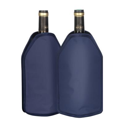 China Sustainable Insulated Wine Bottle Refrigerator For Keeping Wine Cold And Refreshing Reusable Flexible Bottle Wine Cooler Sleeve for sale