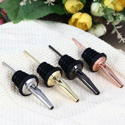 China Circulation Stainless Steel Wine Liquor Speed ​​Oil Disposable Olive Bottle Pourers Spouts Stopper DISP for sale