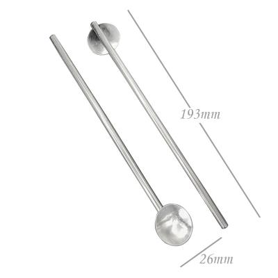 China Drinking Tool Stainless Steel Straw Filter Wholesale Reusable Spoon The Drinking Straw Spoon for sale