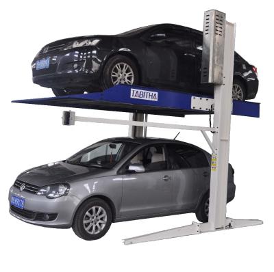 China Automatic Parking Hydraulic Double Or Two Level 2 Post Car Parking Lift CE Certificate for sale