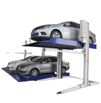 China Automatic Parking Two Post Car Parking Lift Equipment For Home Garage for sale