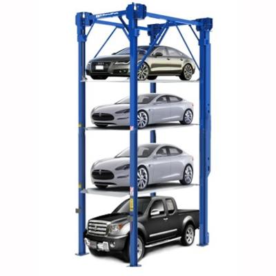 China Steel Multi Levels Quad Stacker Car Storage Parking Lift System for sale