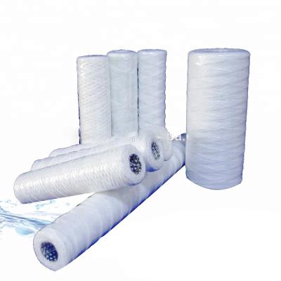 China Household Polyethylene (PP) Wire Wound Filter Cartridge Filter / String Wound Cartridge Filter for sale