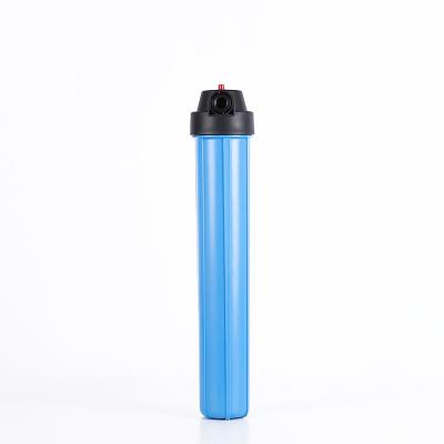 China Easy Operation Large One Stage 20 Inch Blue Plastic Jumbo Filter Housing Water Purifier Water Filter for sale