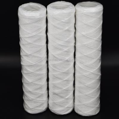 China Household PP string coiled filter cartridge carbon block activated carbon cartridge filter for home undersink use for sale