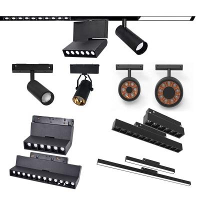 China Office 5 Years Warranty Magnetic Track Light Used For Hotel/Restaurant/Showroom Villa /Home Safe Low Voltage 24/48V LED Spot Light for sale