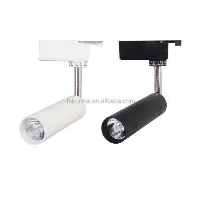 China Modern COB Led KH-TL-4 Track Light 10W 20W 30W 40W White Black Die Casting Aluminum for sale