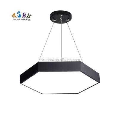 China Desks led desk lamp surface installation and line solid hexagonal lamp suspension installation KH-WJA014 for sale