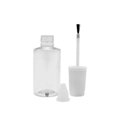 Chine 20ml pet plastic bottle with cap and brush steel ball car paint touch up paint bottle à vendre