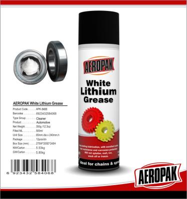 China White Lithium Grease Spray Lubricant For Cleaning Wheel Gear / Car Hinge for sale