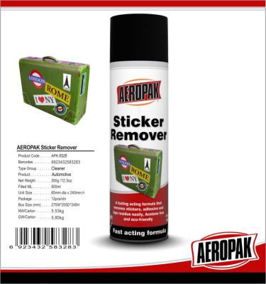 China Car Window / Paste Sticker Remover Spray for sale