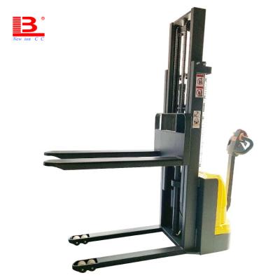 China New Hotels Newton Forklift Straddle Stacker 1ton 1.5ton Walkie Stacker for sale