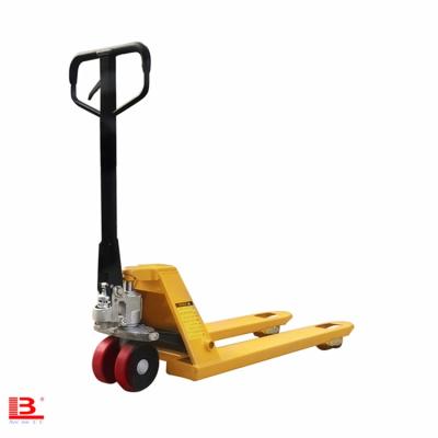 China Hotels CE Hand Pallet Jack 1.5 Ton 2 Ton Manual Forklift 2.5t Pallet Truck for sale