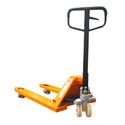 China Hotels 1 Ton 5 Ton 2.5 Ton 2 Ton 3 Ton Manual Hydraulic Forklift Small Pallet Truck Pallet Loading And Unloading Hand Trailer for sale