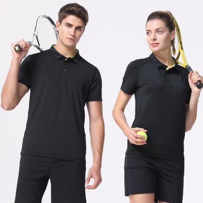 China Breathable Wholesale Golf Polo Shirt For Women Men Custom Logo Tennis Polo T-Shirt For Unisex for sale