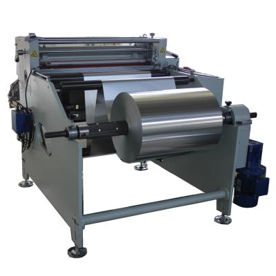 China machinery & Material Aluminum Foil Sheet Cutter Take Up Reel To Cover Slitter Insulation Paper Slitter for sale