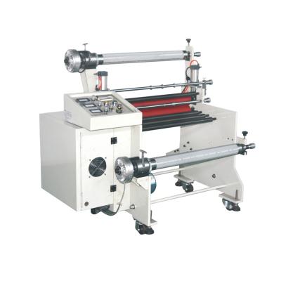 China Cloth Narrow Roller Machine Cloth Narrow Roller Automatic Laminating Laminating Machine with automatic unwinding&rewinding for sale