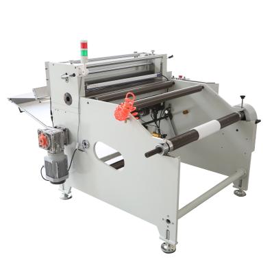 China Advertising company automatic printed paper cutter machine roll to cover slitter fabric roll cutting machine for sale