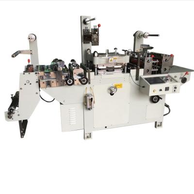 China Automatic Leather Hot Automatic Label Leather Hot Foil Label Gold Foil Tag Stamping Machine for sale