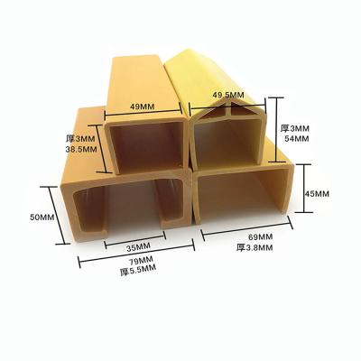 China Plastic Product Mold FULGOR PVC Groove Board Profile Extrusion Mold Plastic U Shaped Frame for sale