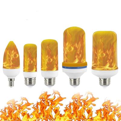 China Seed Starting 3/5/7W E27/E14 Gravity Induction LED Simulation Flame Light Gravity Feel Flame Effect Christmas Decorative Light for sale