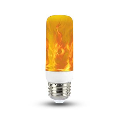 China Seed Starting 3W Gravity Induction LED Simulation Flame Lamp SMD2835 40 Fire Lamp Beads E26/E27/E12/E14 3W Fire Flame Light Lawn Flame Light for sale