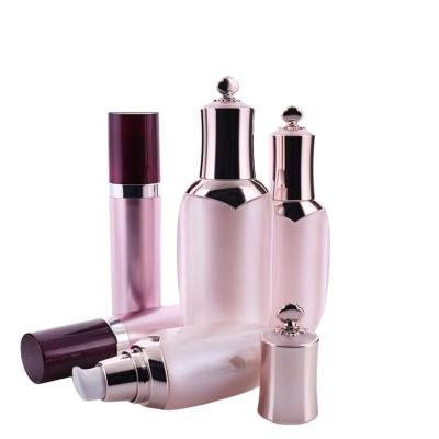 China Pink Color Cosmetic New Product Lotion 30ml Plastic Bottle For Personal Care for sale