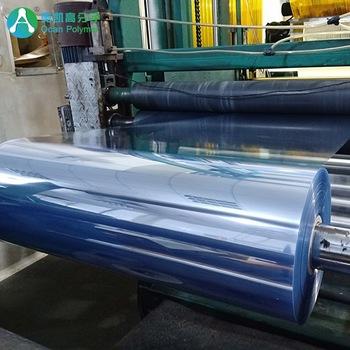 China Tough Transparent Thin Plastic PVC Clear Hard Film In Roll* for sale