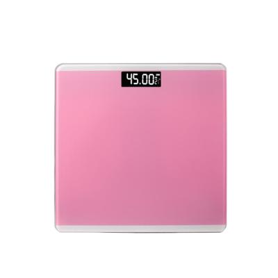 China WITH LID 180kg / 396Ib Household 6mm Tempered Glass Digital Bathroom Scale for sale