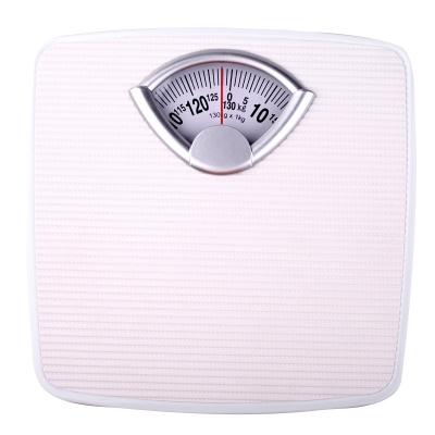 China Weight Work Most Popular 300 Pound Health Scales White Mechanical Bathroom Scale for sale